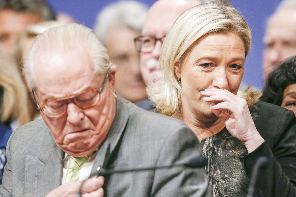 Žan-Mari i Marin le Pen, Foto: Reuters