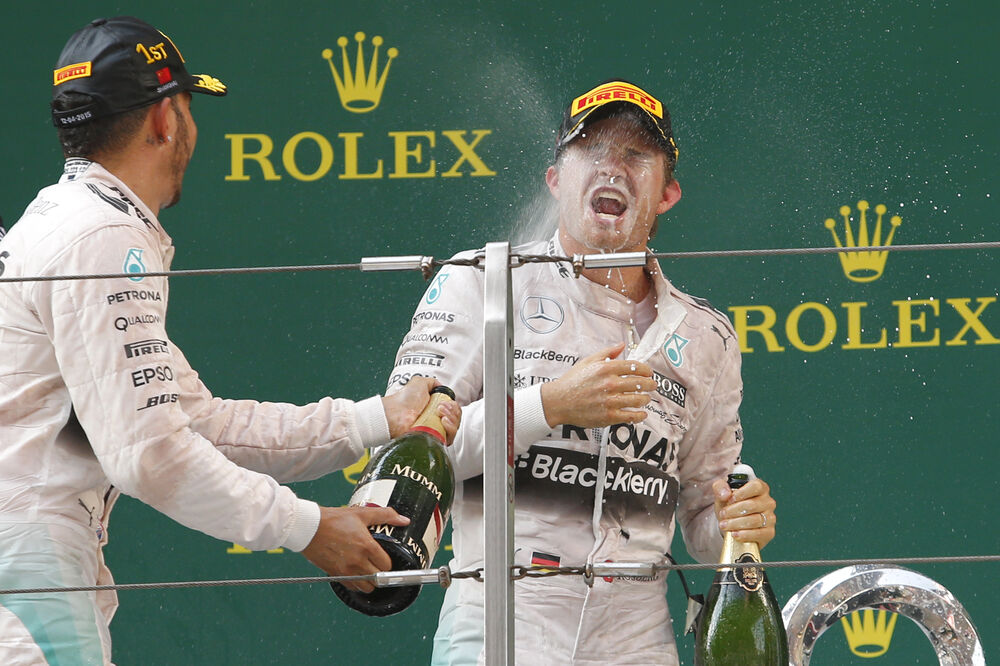 Hamilton - Rozberg, Foto: Beta-AP