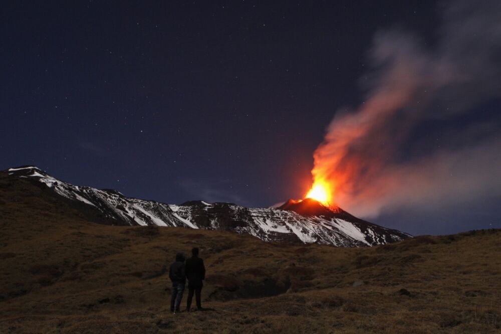 Etna, Erupcija, Vulkan, Foto: Reuters
