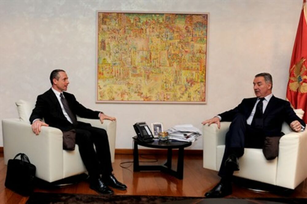 Đukanović i Del Fante, Foto: Gov.me