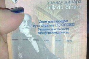 Srbijom kruži "gej novčanica"