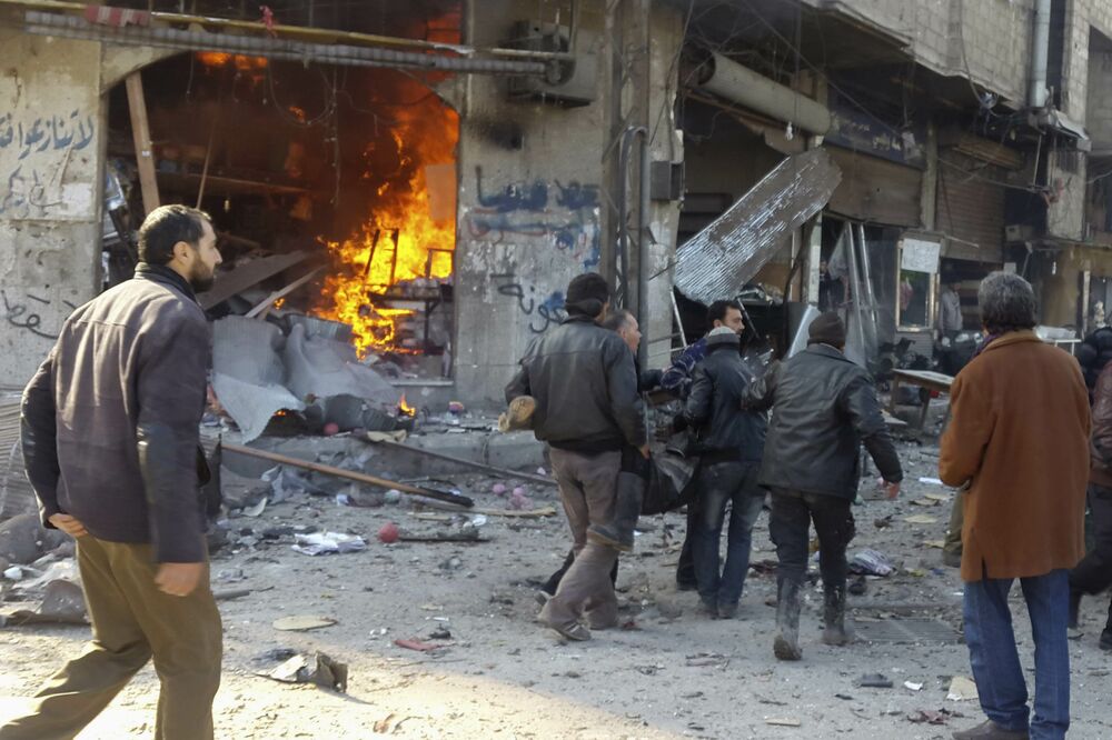 Damask bombardovanje, Foto: Reuters