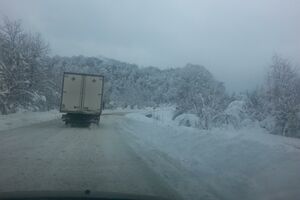 AMSCG: Oprezno na sjeveru zbog snijega