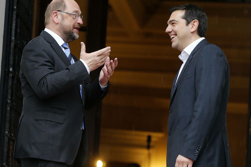 Martin Šulc, Aleksis Cipras, Foto: Reuters