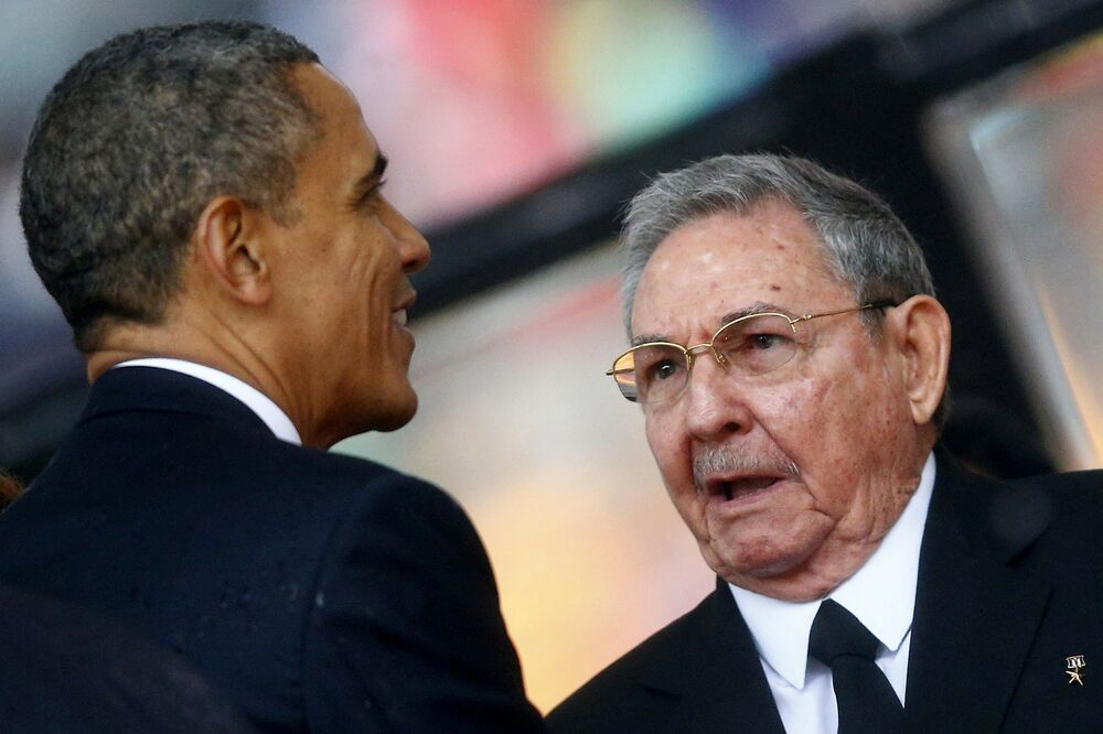 Barak Obama, Raul Kastro, Foto: Reuters