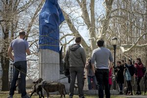Bista Snoudena postavljena u Njujorku, pa uklonjena