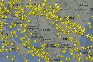 Nad Srbijom pola sata nije letio ni jedan avion