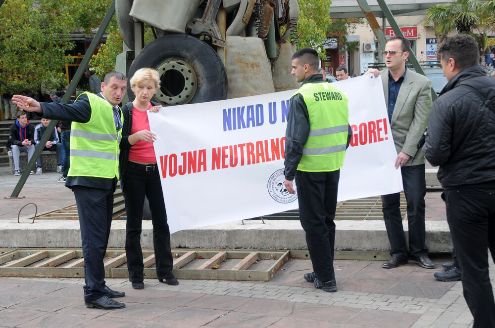 NATO, proslava, Podgorica