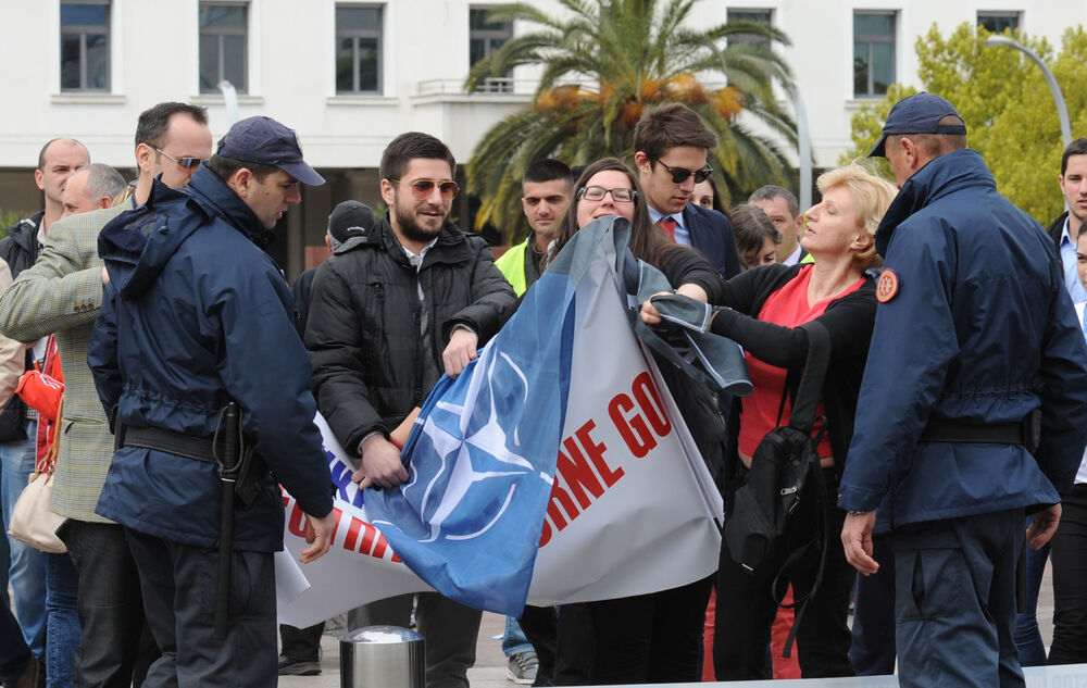 NATO, proslava, Podgorica