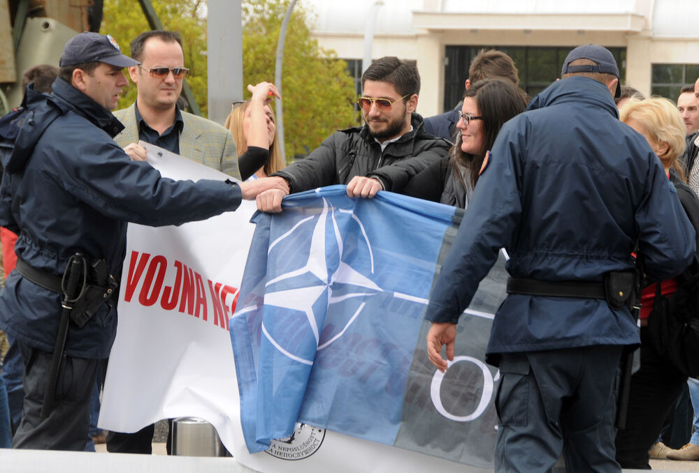 NATO, proslava, Podgorica