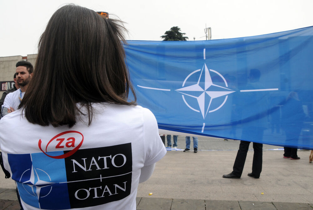 NATO, proslava, Podgorica