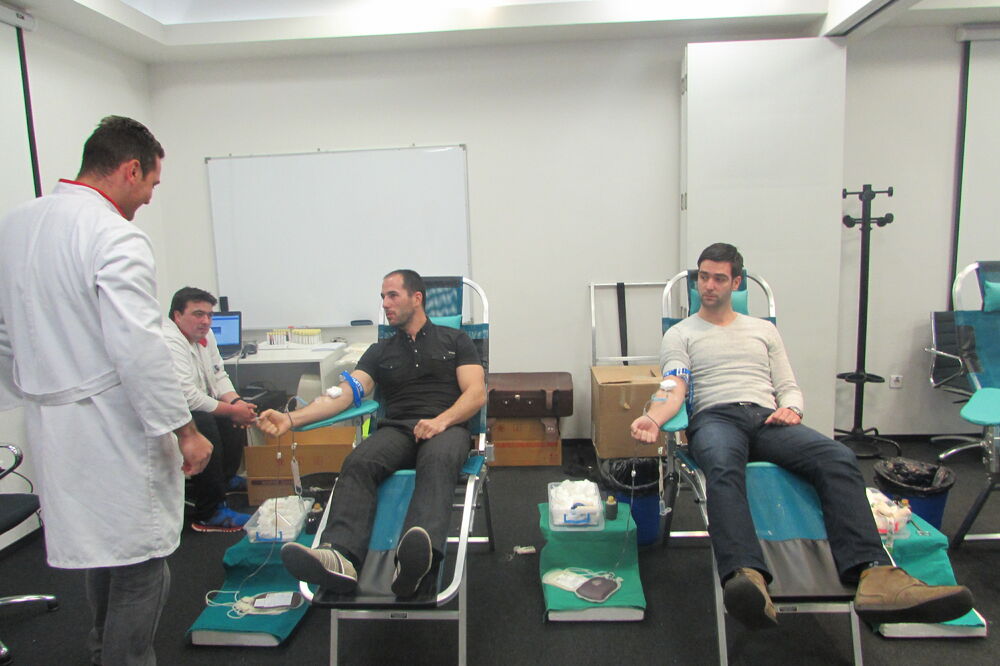 Telenor, dobrovoljno davanje krvi, Foto: Zavod za transfuziju krvi Crne Gore