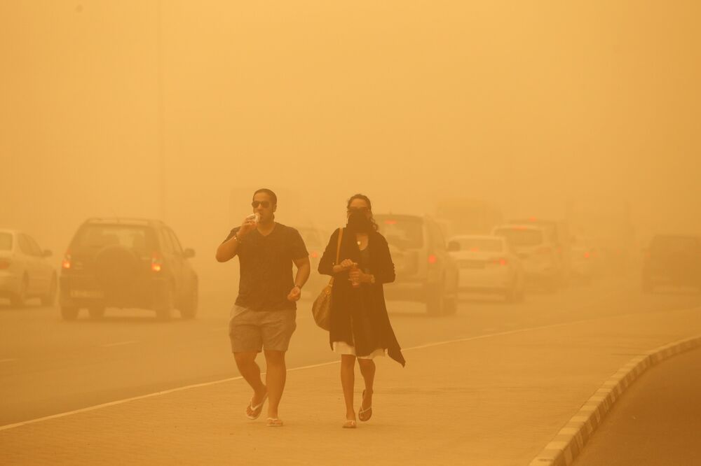 pješčana oluja, Dubaji, Foto: Reuters