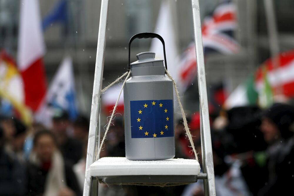mljekari Brisel, Foto: Reuters
