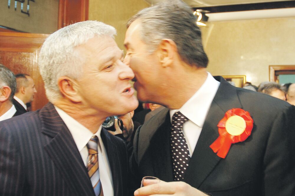 Duško Marković, Milo Đukanović, Foto: Savo Prelević