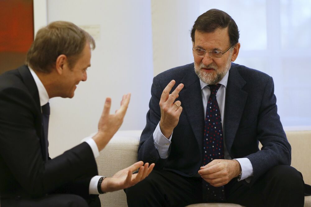 Donald Tusk, Mariano Rohaj, Foto: Reuters