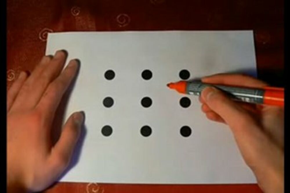 test povezivanja čestiri tačke, Foto: Screenshot (YouTube)