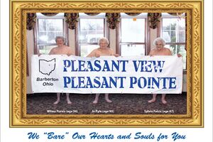 Bakice se obnažile za humanitarni kalendar