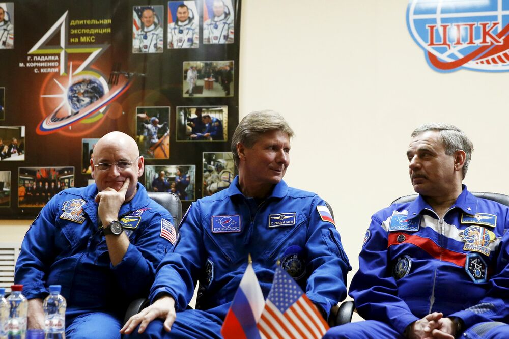 Članovi posade letjelice Sojuz, Foto: Reuters