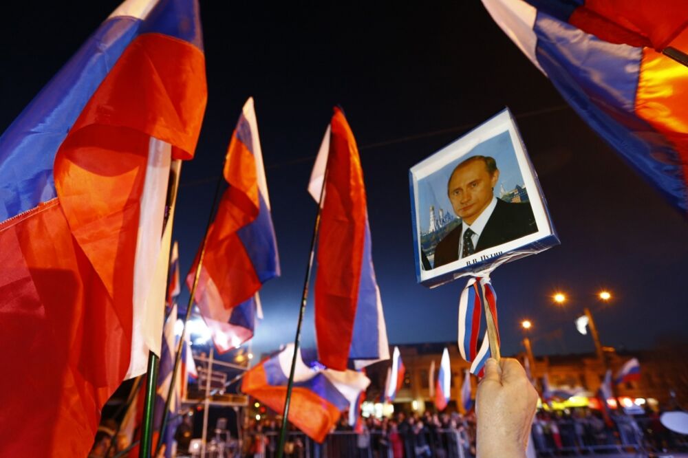Simferopolj slavlje, Krim slavlje, Foto: Reuters