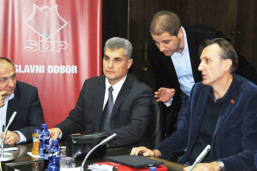 Ivan Brajović, Ranko Krivokapić, SDP, Foto: Boris Pejović