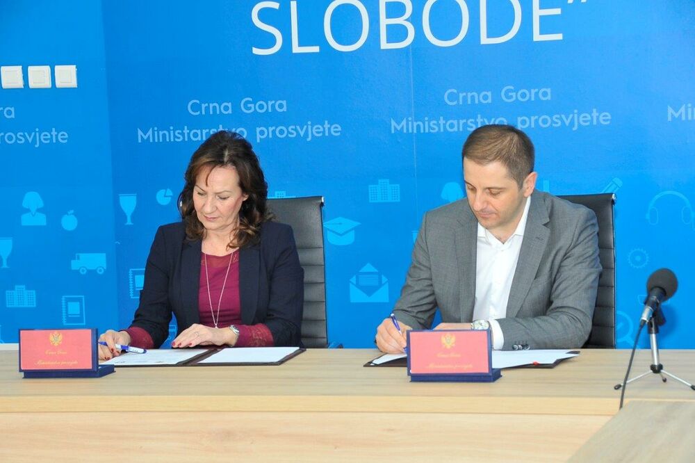 Rašović i Šehović, Foto: Ministarstvo prosvjete