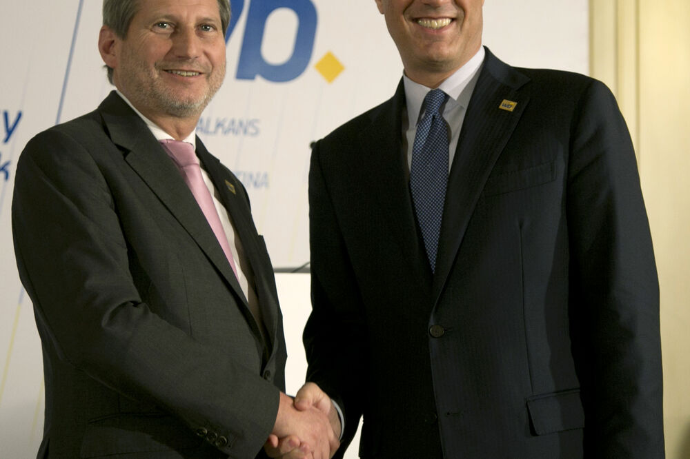 Hašim Tači, Johanes Han, Foto: Beta/AP