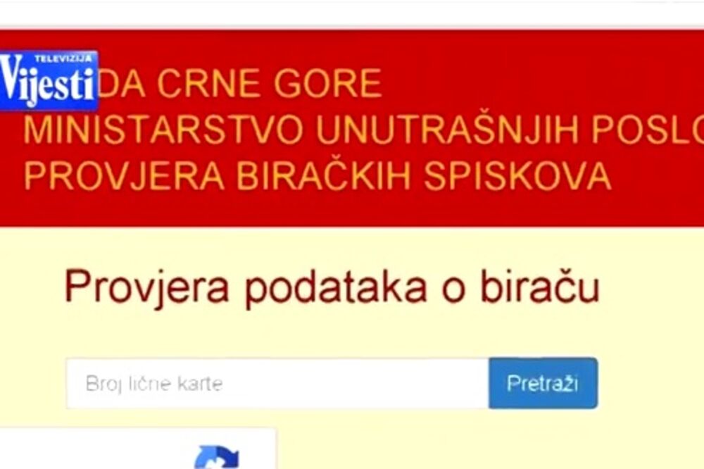 TV Vijesti portal birači, Foto: Screenshot (TV Vijesti)