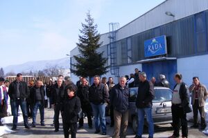 Radnici fabrike "Bjelasica Rada" zamrznuli protest