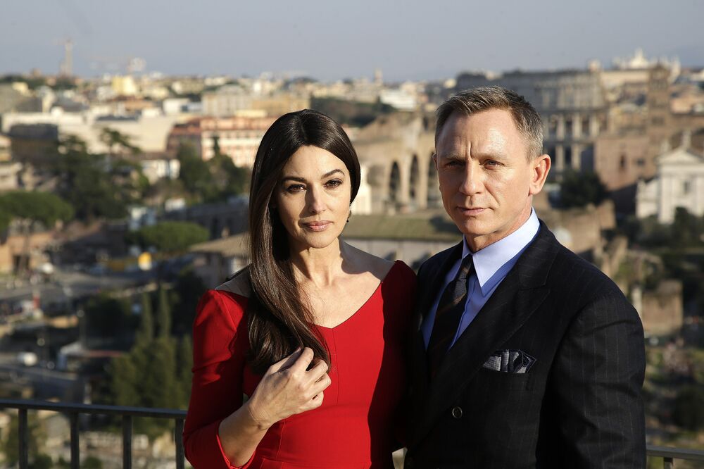 Monika Beluči, Danijel Krejg, Foto: Reuters