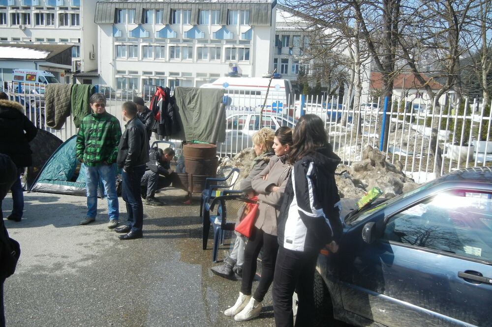 štrajk, porodice, Bijelo Polje, Foto: Jadranka Ćetković