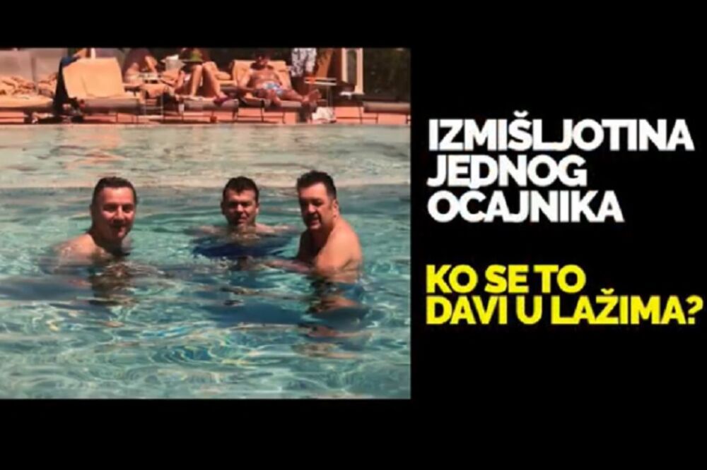Đukanović, Gvozdenović i Knežević zajedno u bazenu, Foto: Instagram