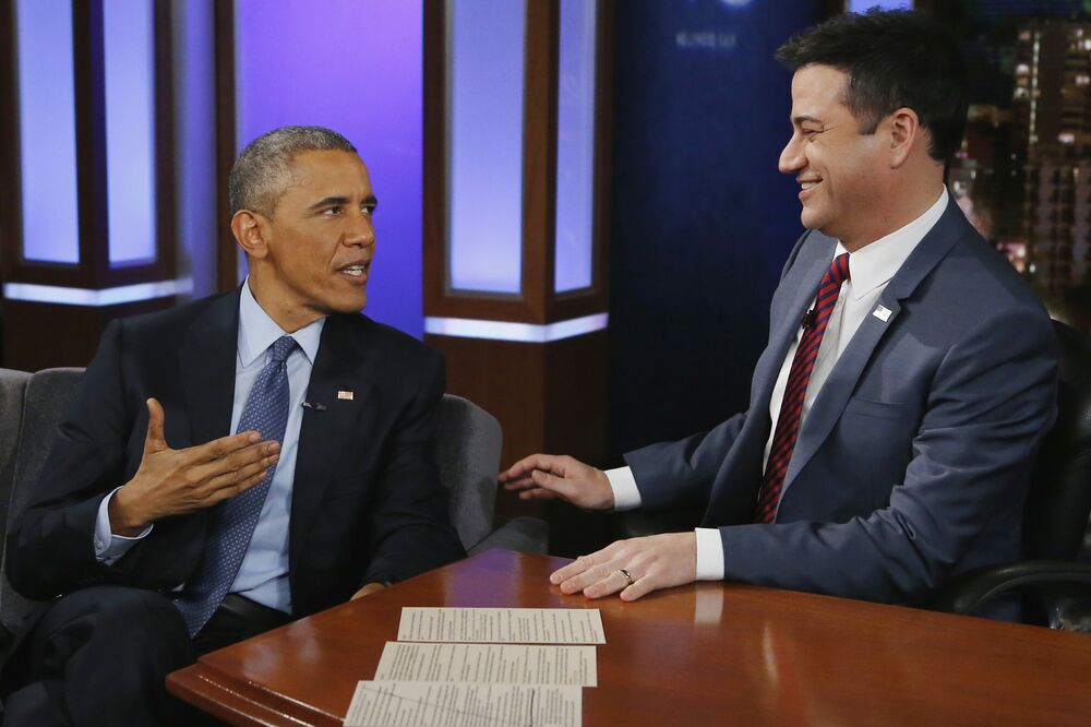 Barak Obama, Džimi Kimel, Foto: Reuters