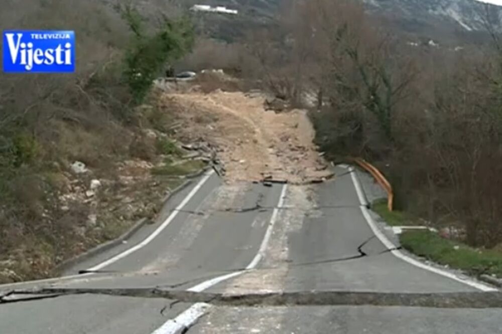 klizište, Markovići, Foto: Screenshot (YouTube)