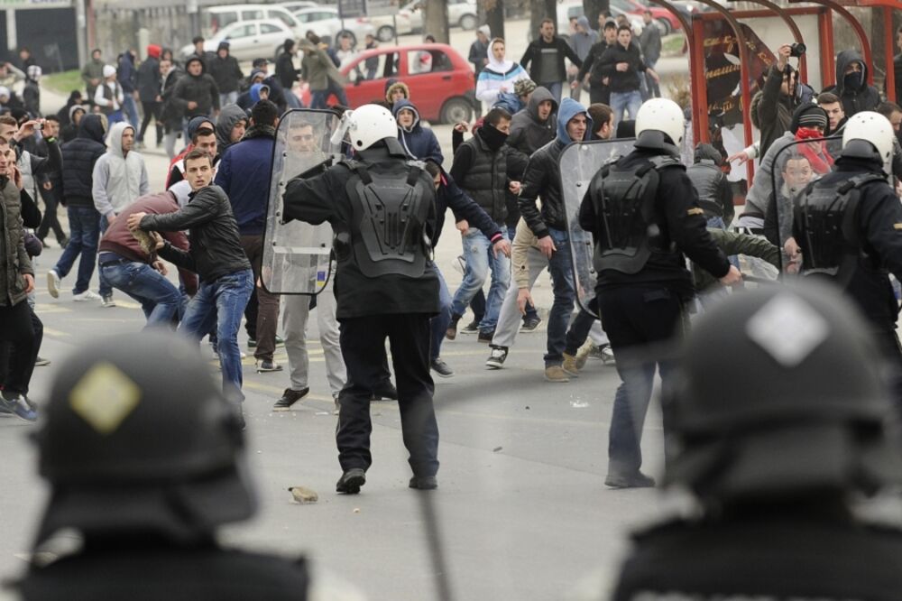 Skoplje, protest, Foto: Rojters