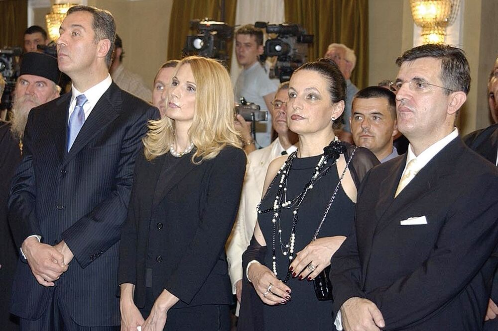 Milo Đukanović, Lidija Đukanović, Đorđina Marović, Sveto Marović, Foto: Arhiva "Vijesti"