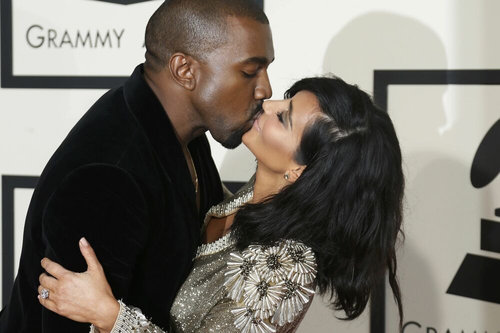 Kim Kardašijan, Kanje Vest, Foto: Reuters