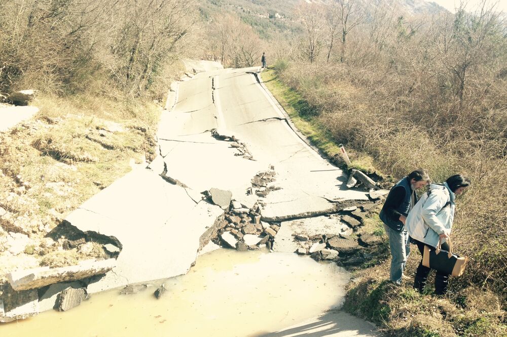 Klizište, Markovići, Foto: Vuk Lajović