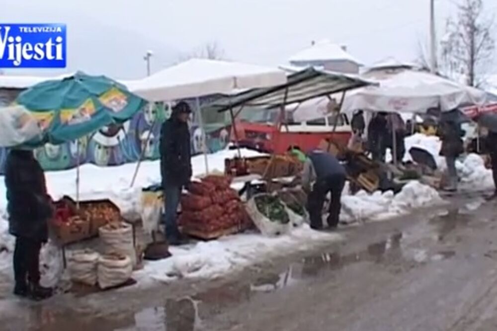 Pijaca Bijelo Polje, Foto: Screenshot Tv Vijesti