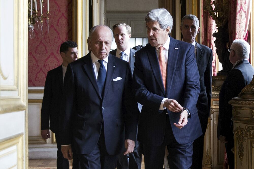 Džon Keri, Loran Fabijus, Foto: Reuters