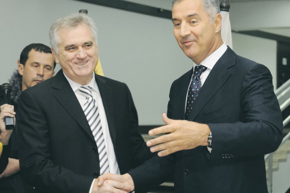 Tomislav Nikolić, Milo Đukanović, Foto: Savo Prelević