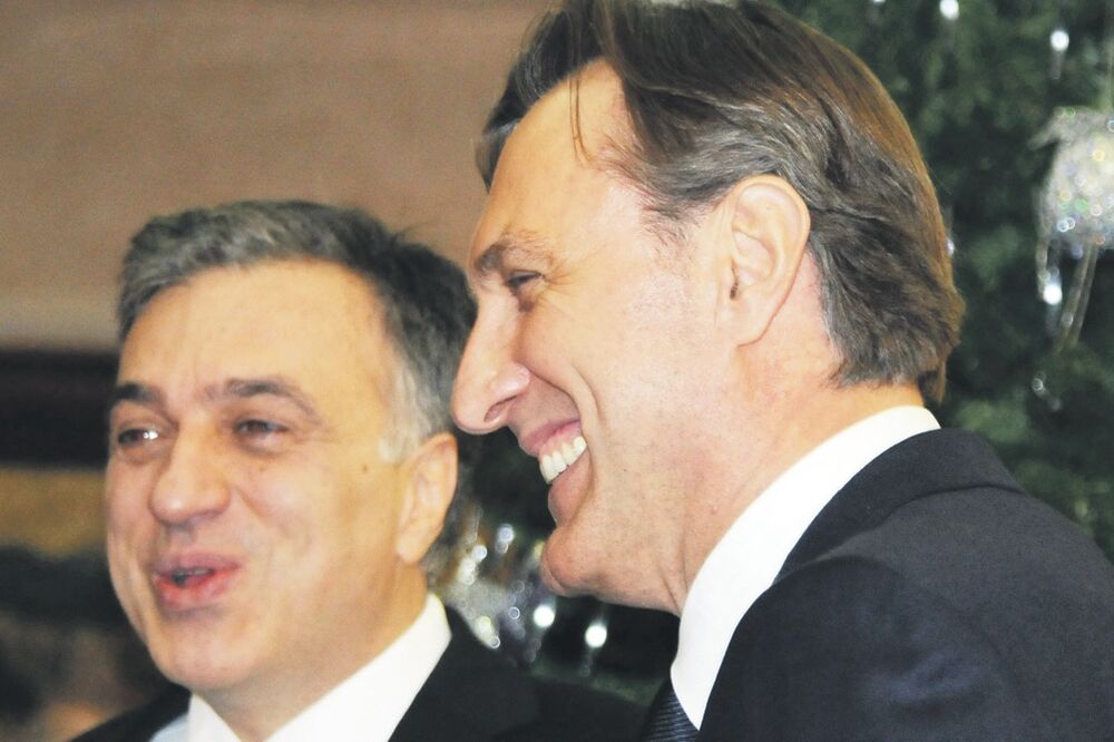 Filip Vujanović, Ranko Krivokapić, Foto: Boris Pejović