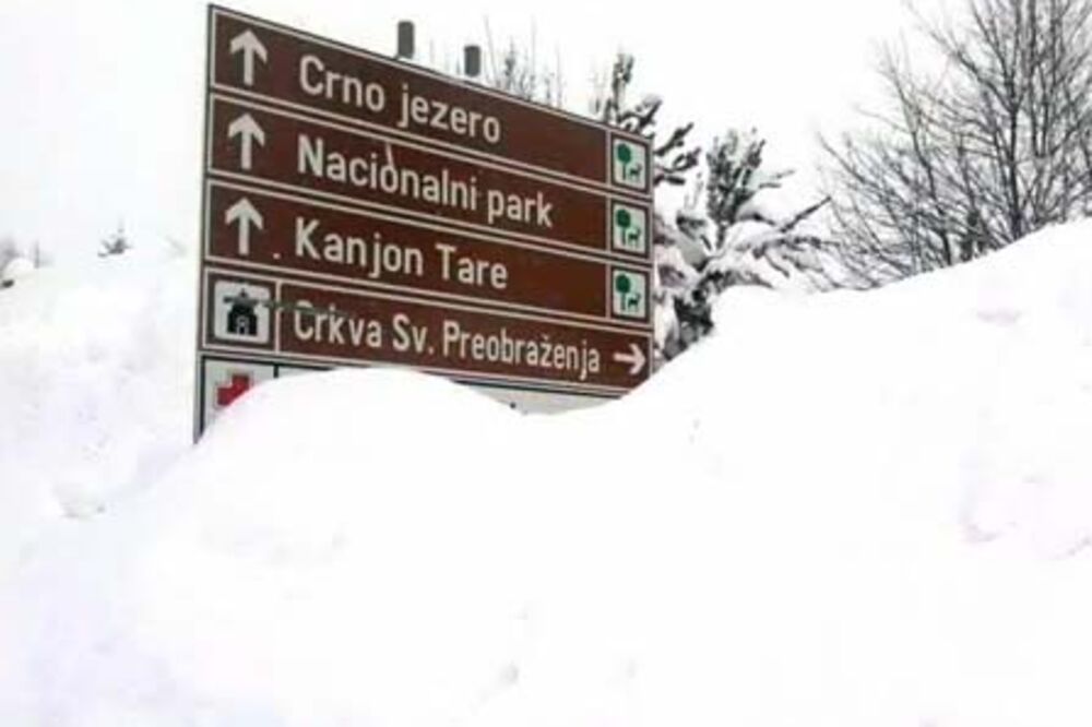 Žabljak, mećava, Foto: Danilo Grbović