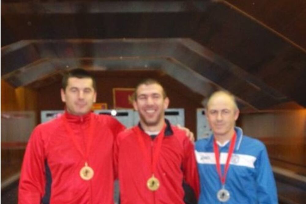 Žarko Žugić, Velimir Joković i Mladen Božinović, Foto: Kuglaški savez Crne Gore