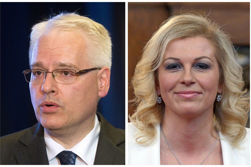 Ivo Josipović, Kolinda Grabar Kitarović, Foto: Betaphoto