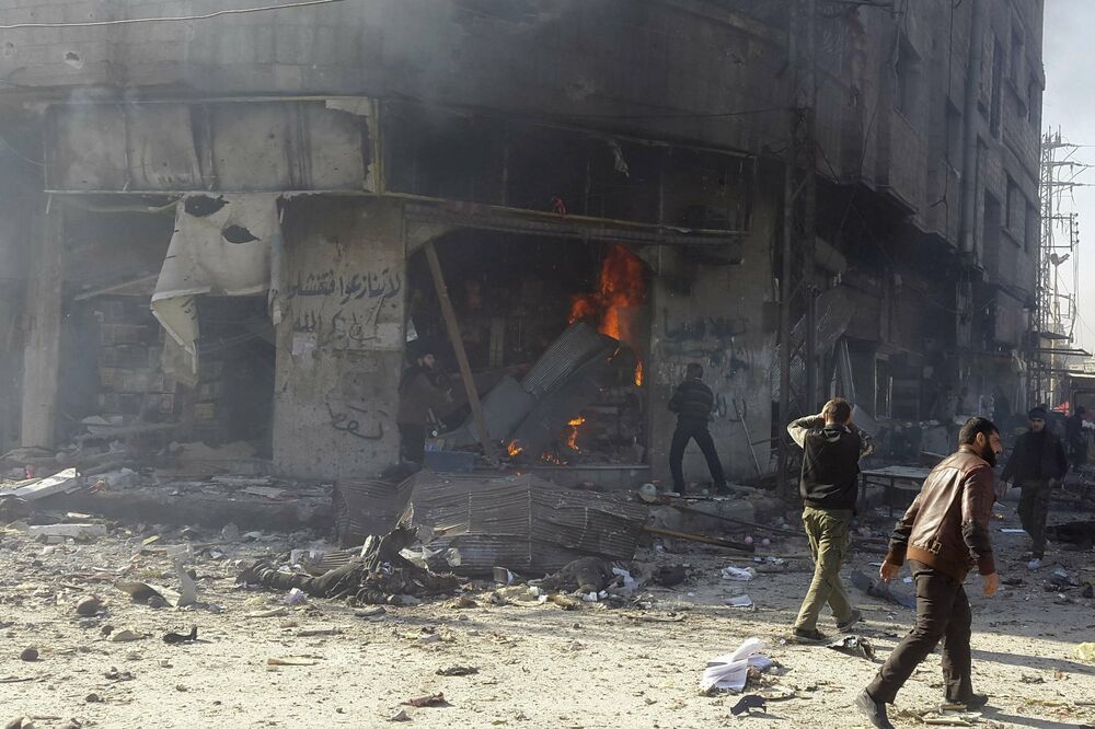 Damask bombardovanje, Foto: Reuters