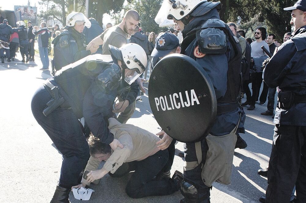 Protest, Foto: Savo Prelević
