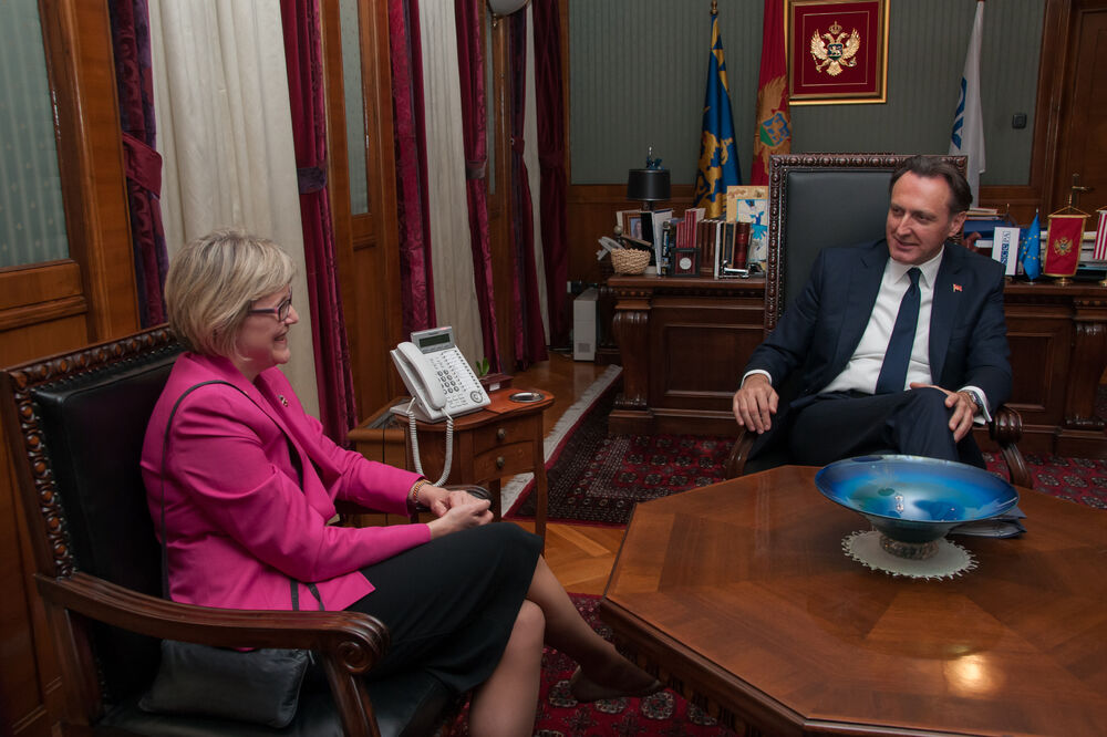 Margaret Uehara, Ranko Krivokapić, Foto: Skupština Crne Gore