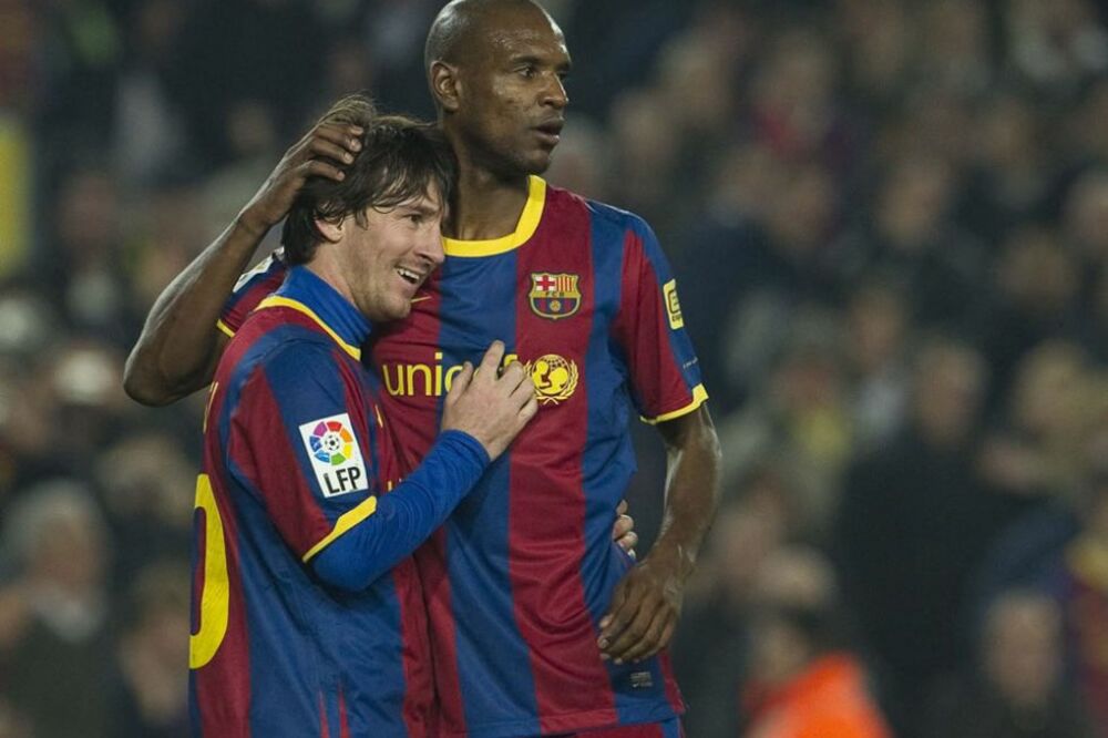 Erik Abidal i Lionel Mesi, Foto: Arhiva