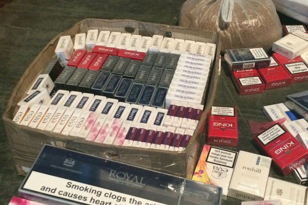 oduzete cigarete, Foto: Uprava carina